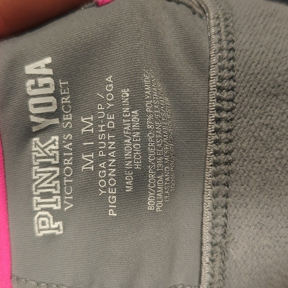 M Pink Victoria Secret Yoga Push Up Bra - Picture 3 of 4